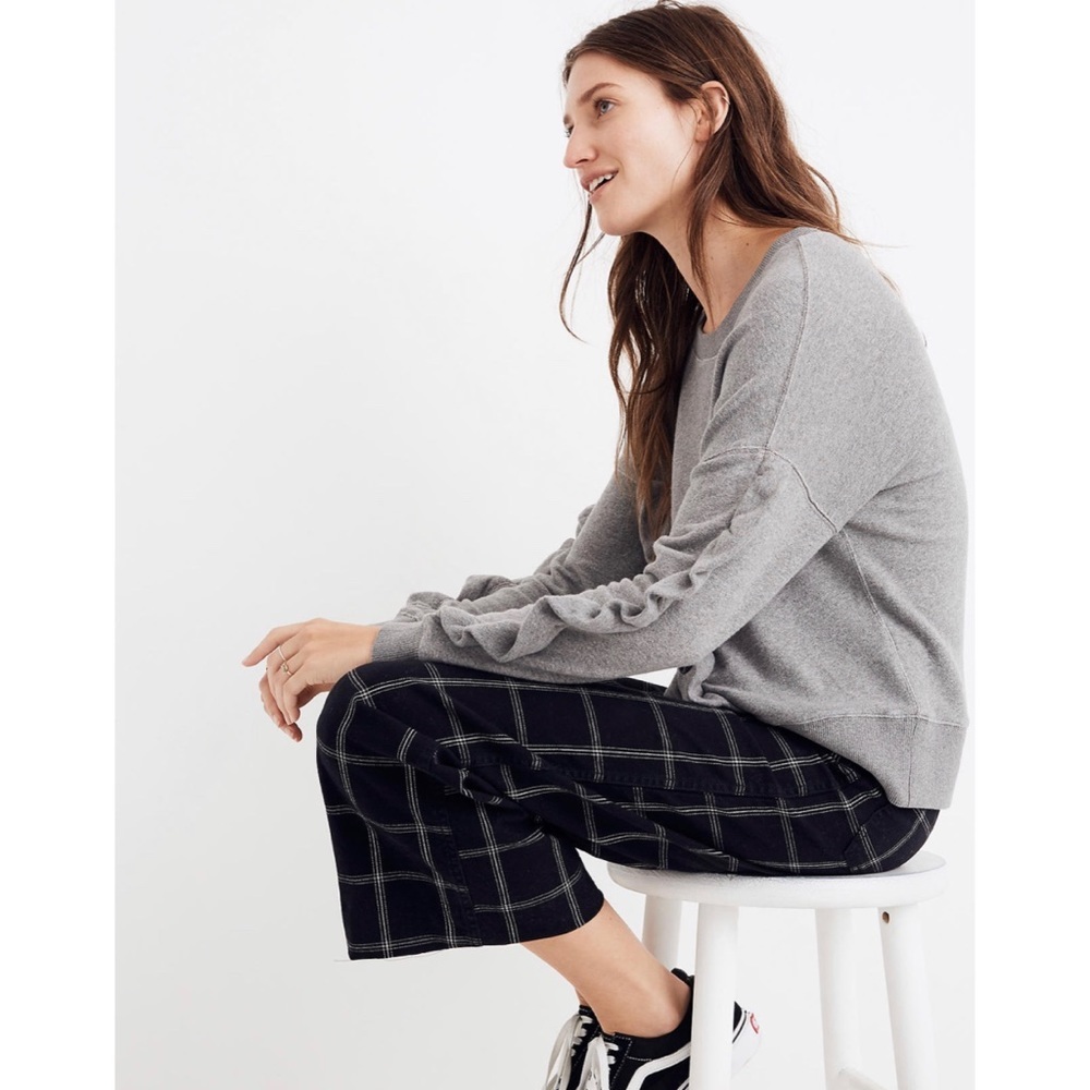 Madewell Ruffle Sweatshirt M - Picture 3 of 8